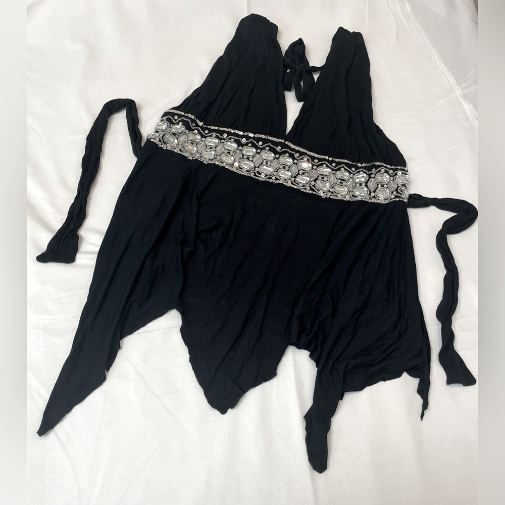 Venus Halter Top / Tie Behind size L